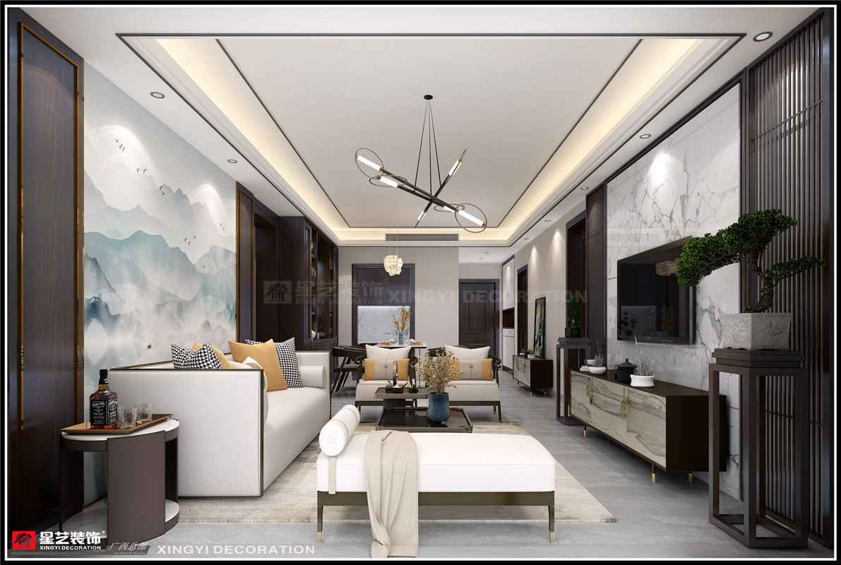 保利領秀前城領秀府120平裝修案例